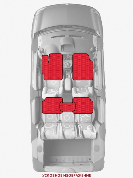 ЭВА коврики «Queen Lux» стандарт для Audi 100 (C2)