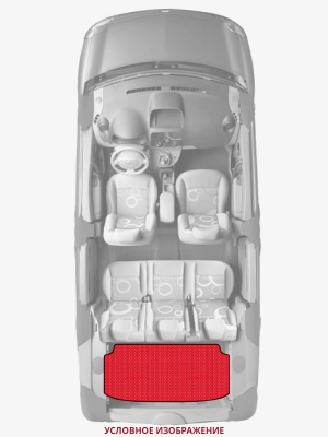 ЭВА коврики «Queen Lux» багажник для Mercedes ML 63 AMG